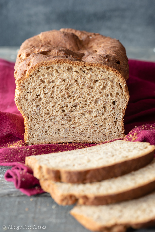 Gluten-Free Dairy-Free Yeast Bread Recipe (Bread Machine Option)