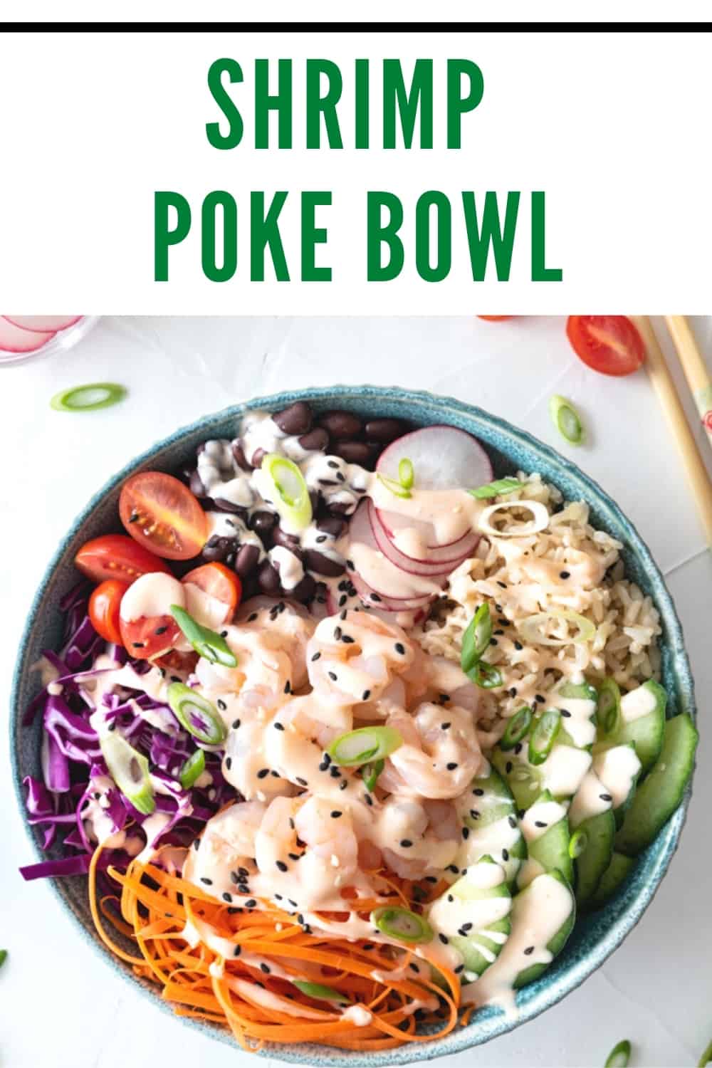 Hawaiian Shrimp Poke Bowl