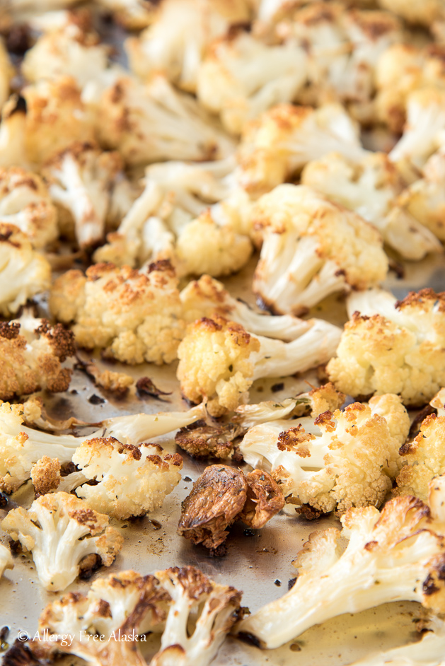 Garlic Lover's Roasted Cauliflower