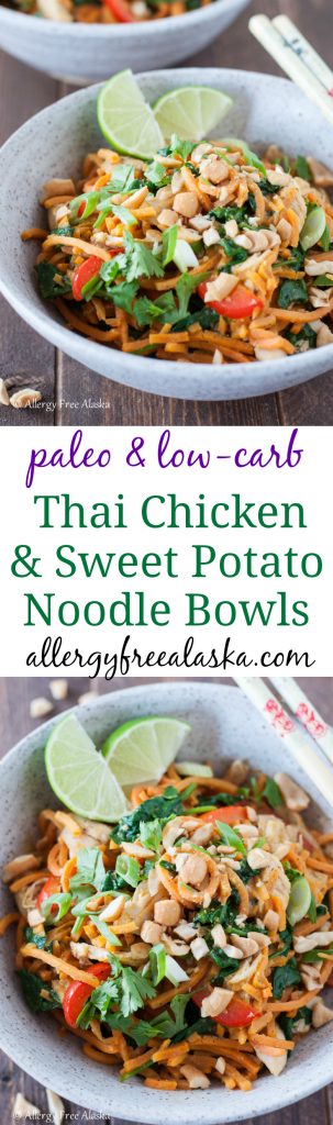 Thai Sweet Potato Noodle Bowls - Allergy Free Alaska