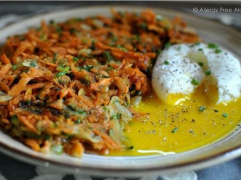 Zucchini Sweet Potato Hash Browns