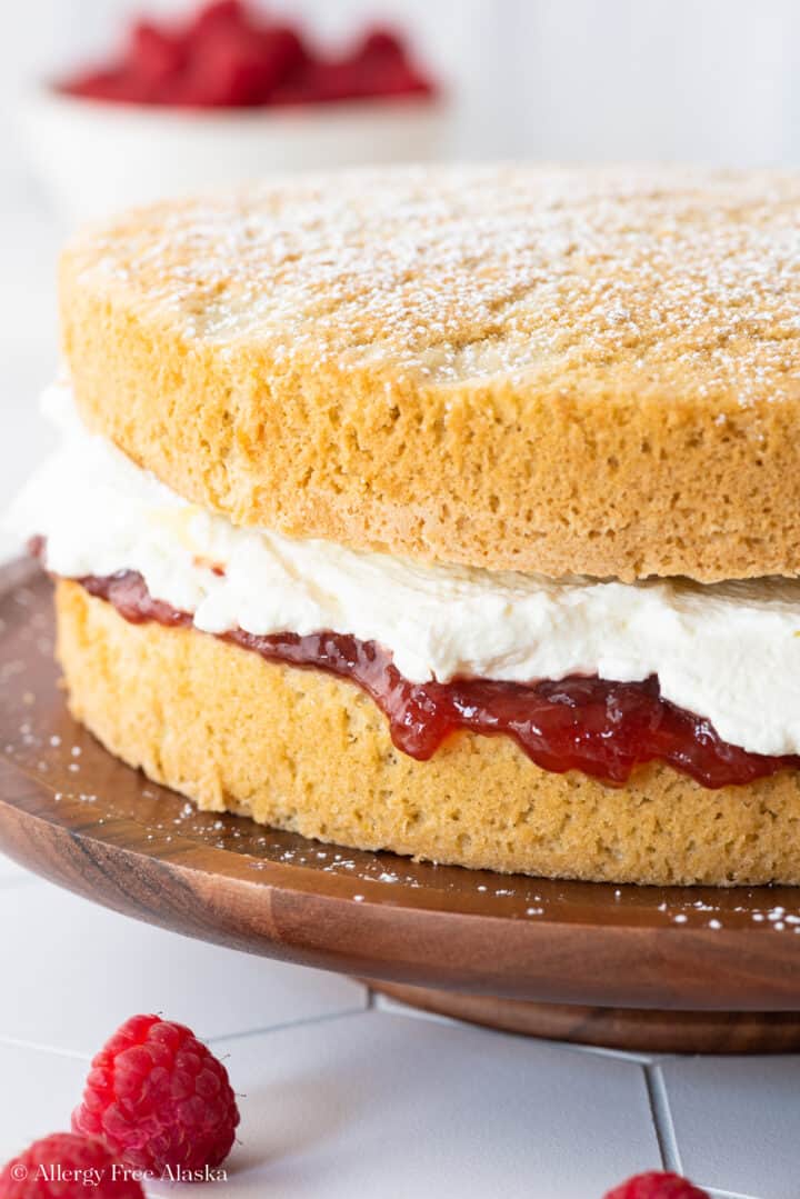 Gluten Free Victoria Sponge - Allergy Free Alaska