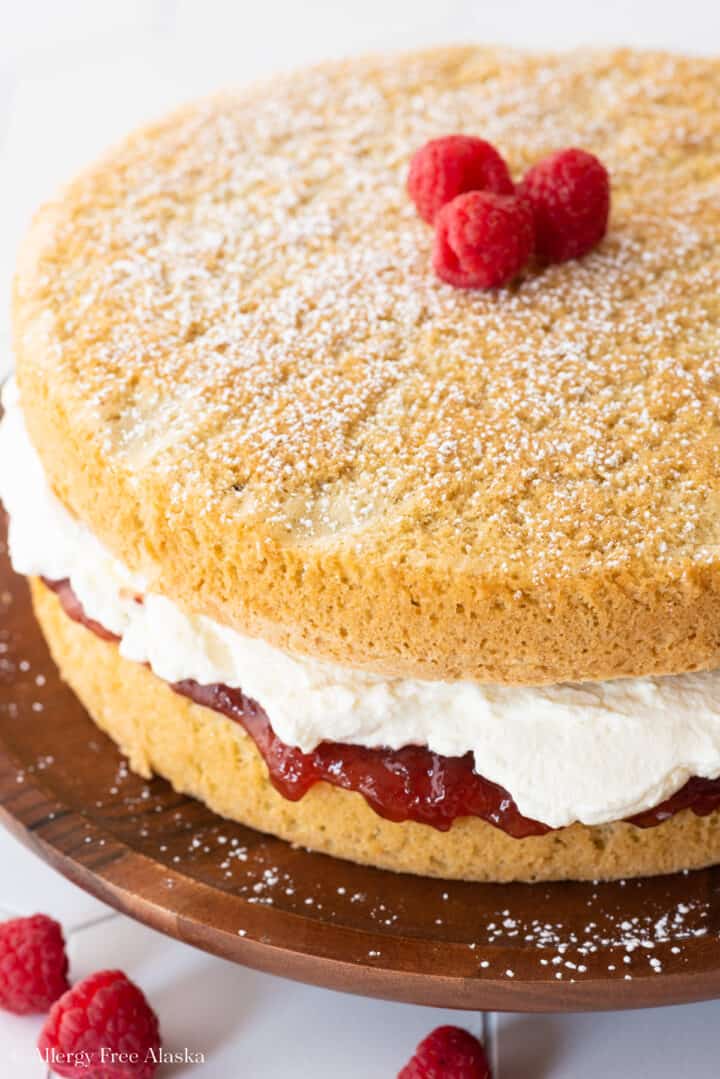 Gluten Free Victoria Sponge - Allergy Free Alaska